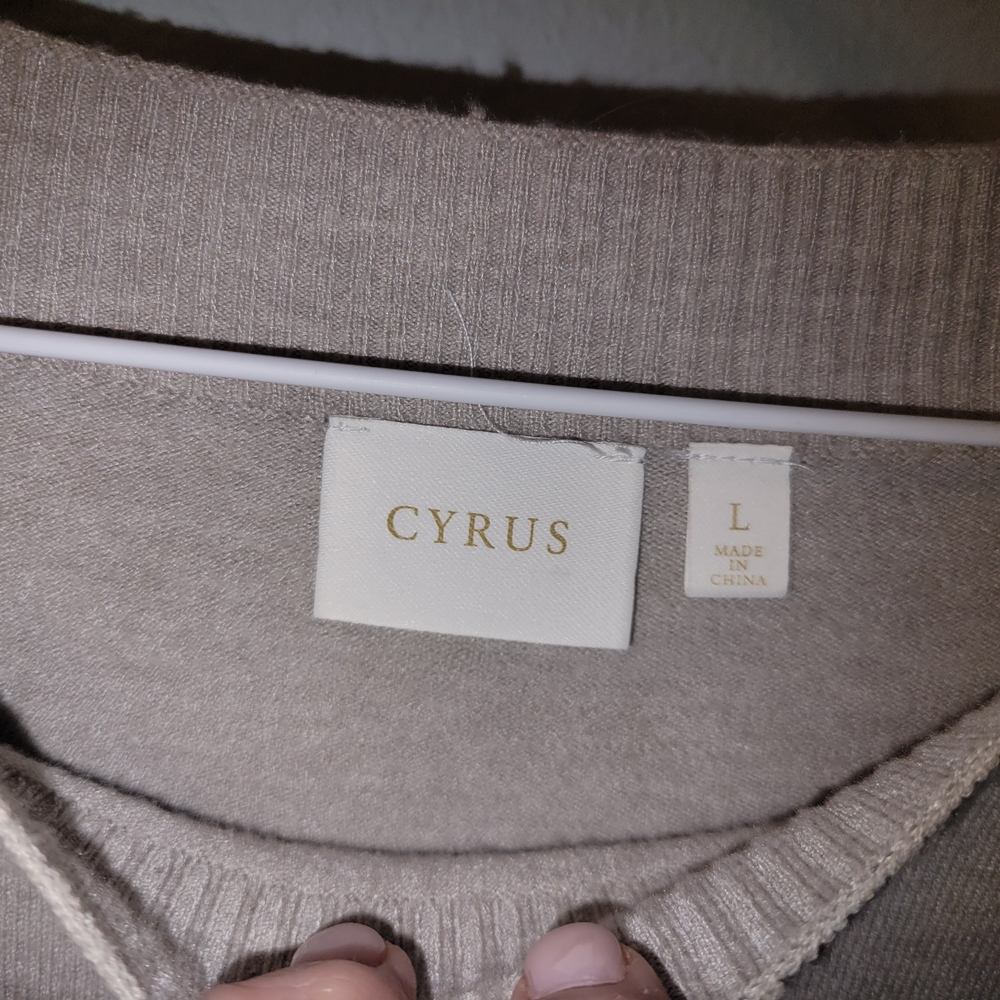 Cyrus Women's Tan Sweater